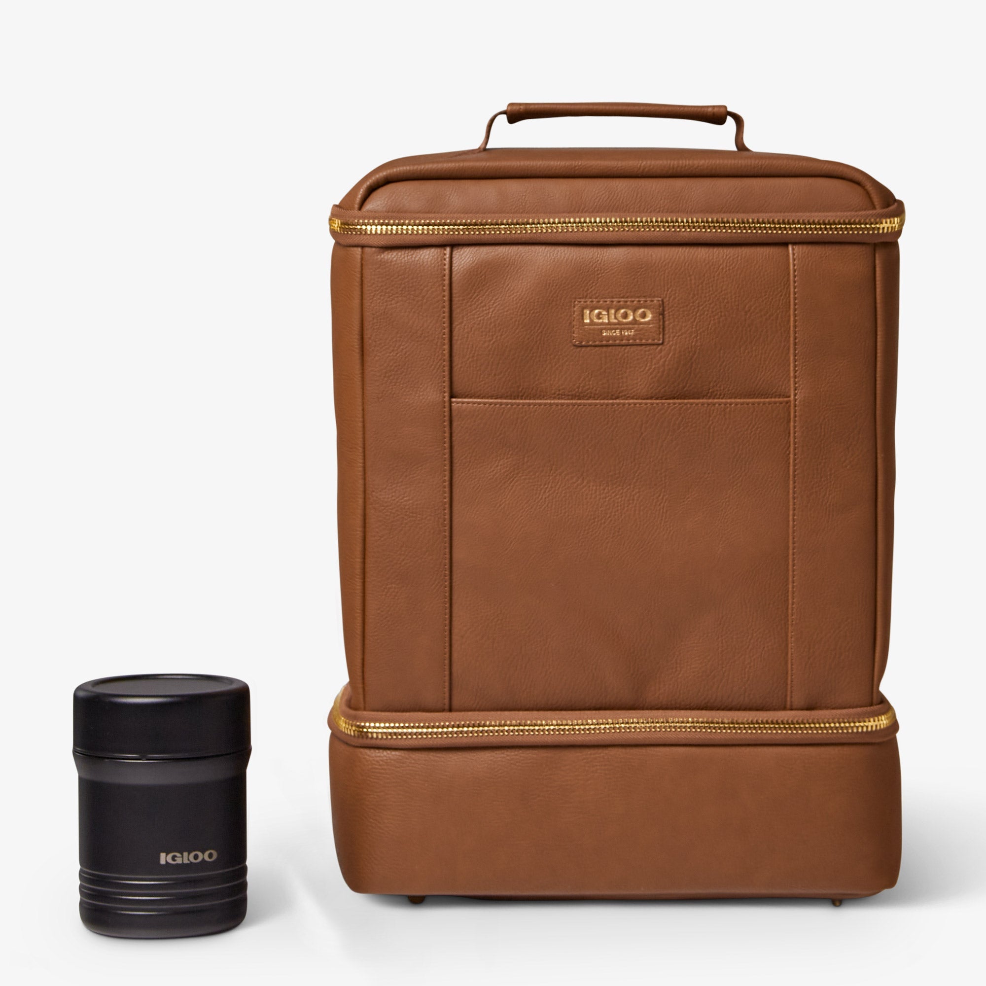 Igloo Luxe® Dual Compartment Backpack U9 - Cognac - Product View