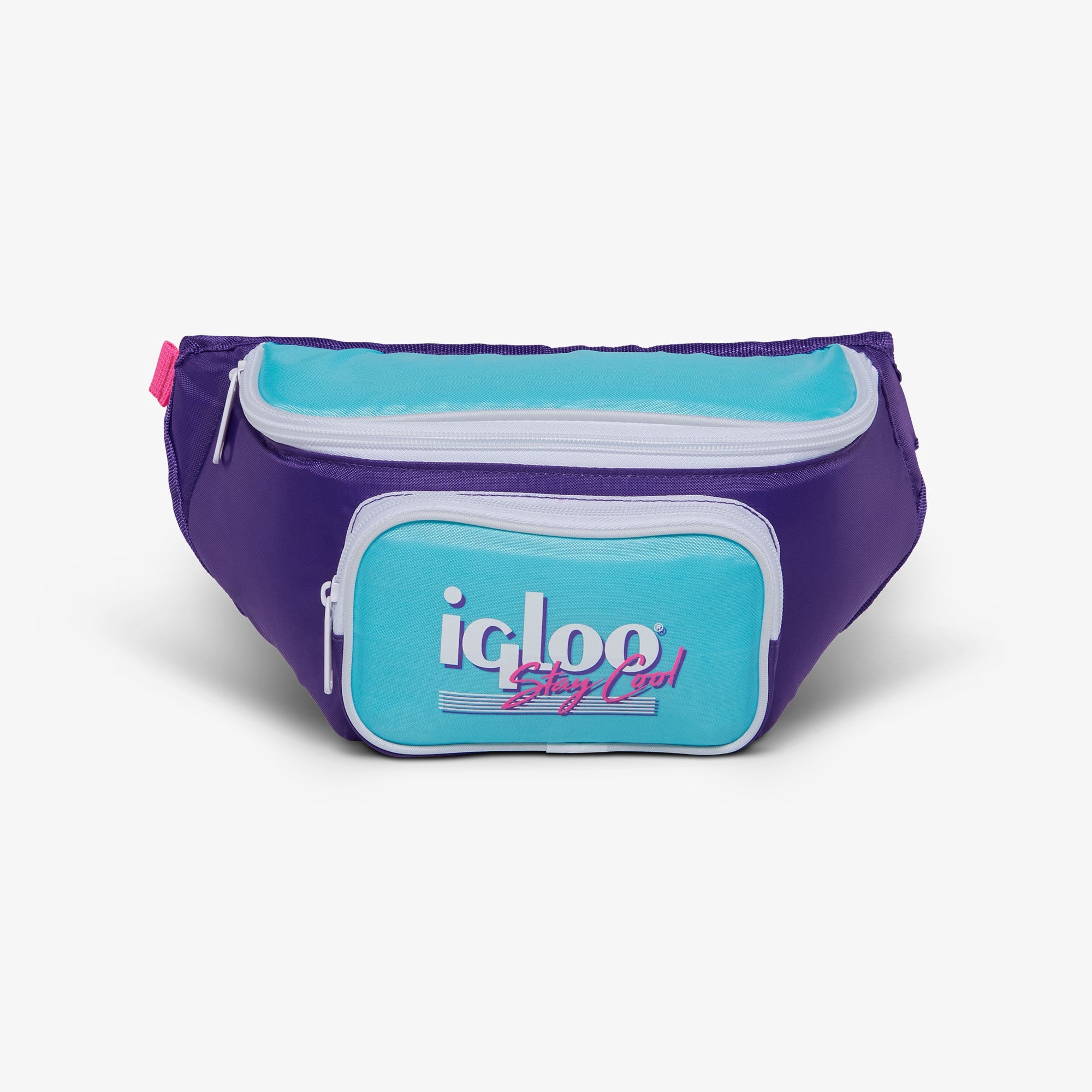 Retro Fanny Pack S2 - Purple - Front View