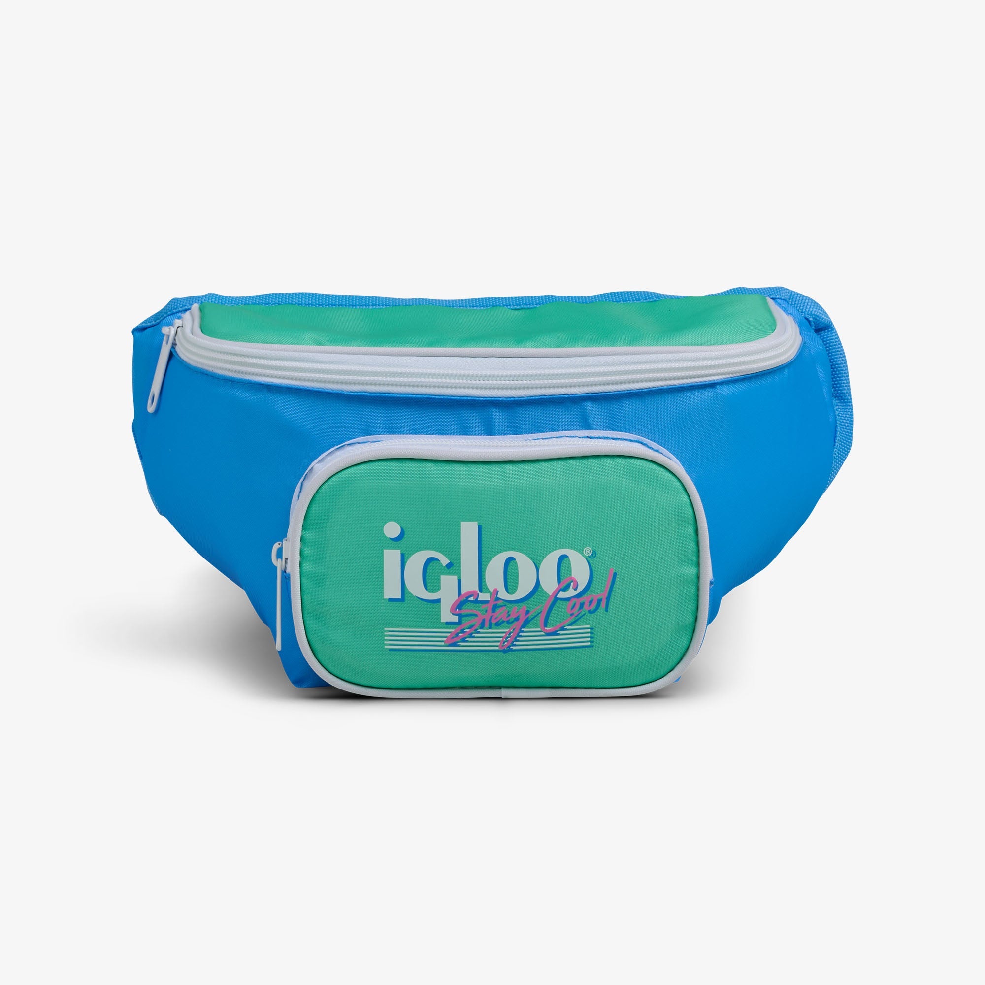Retro Fanny Pack S2 - Carolina Blue - Front View
