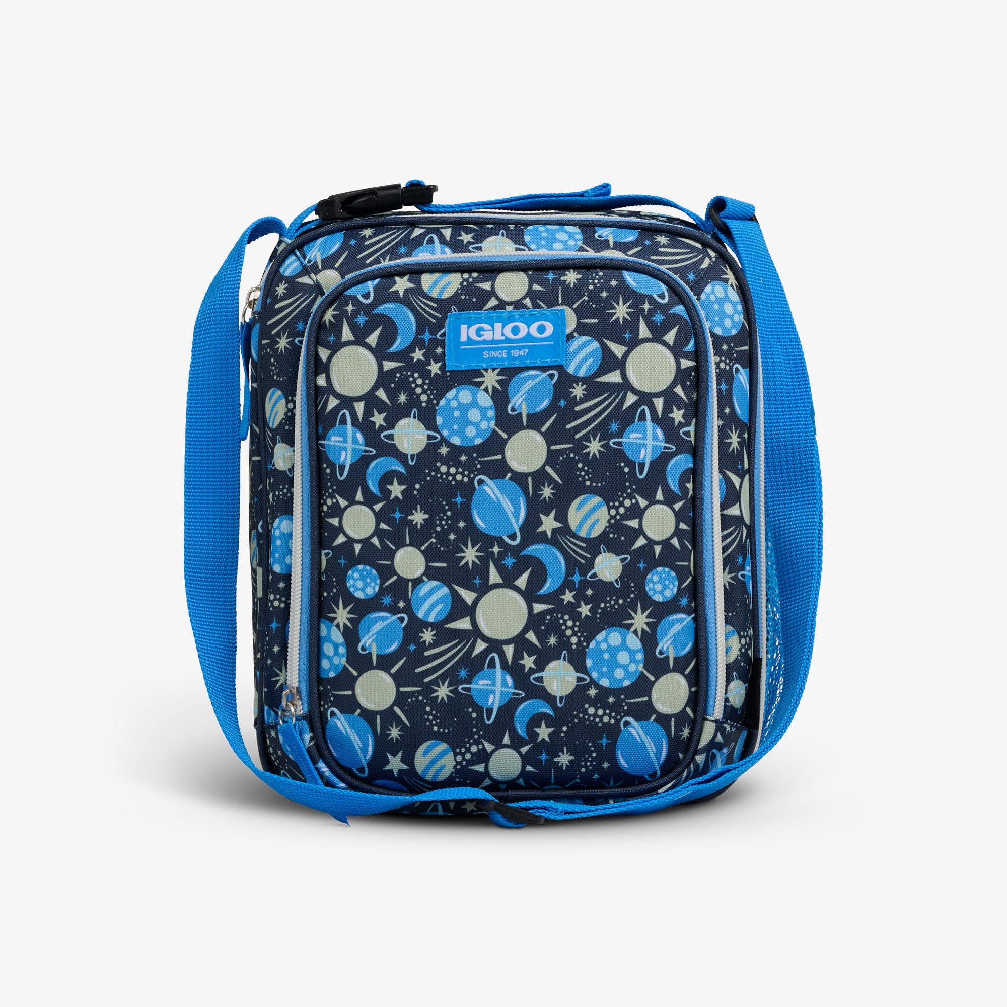 Kids Lunch Glow Vertical Cooler + Bento Box Z1 - Cosmic Glow - Front View