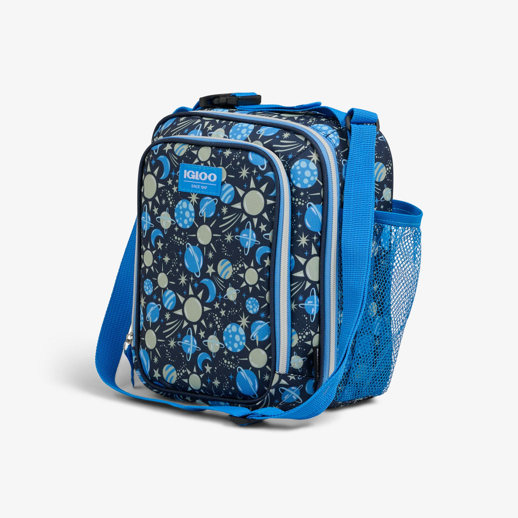 Kids Lunch Glow Vertical Cooler + Bento Box Z1 - Cosmic Glow - Product View