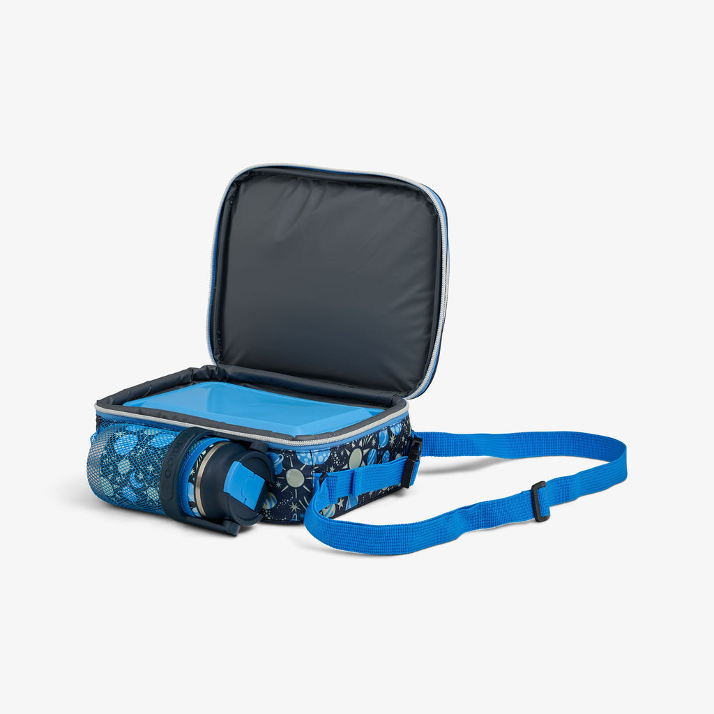 Kids Lunch Glow Vertical Cooler + Bento Box Z1 - Cosmic Glow - Product View