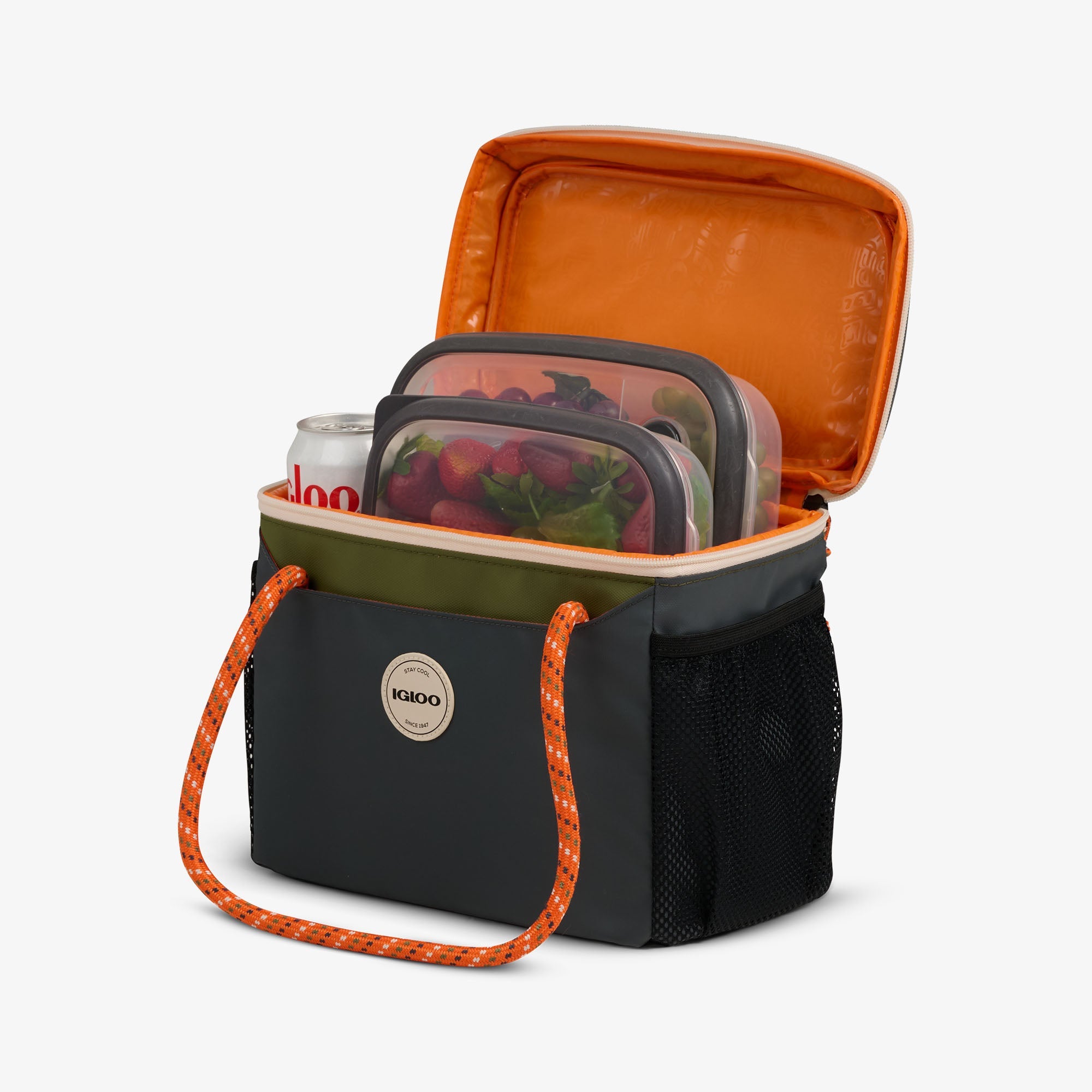 Summit Cube 12-Can Cooler Bag V8 - Tactical Gray - Product View