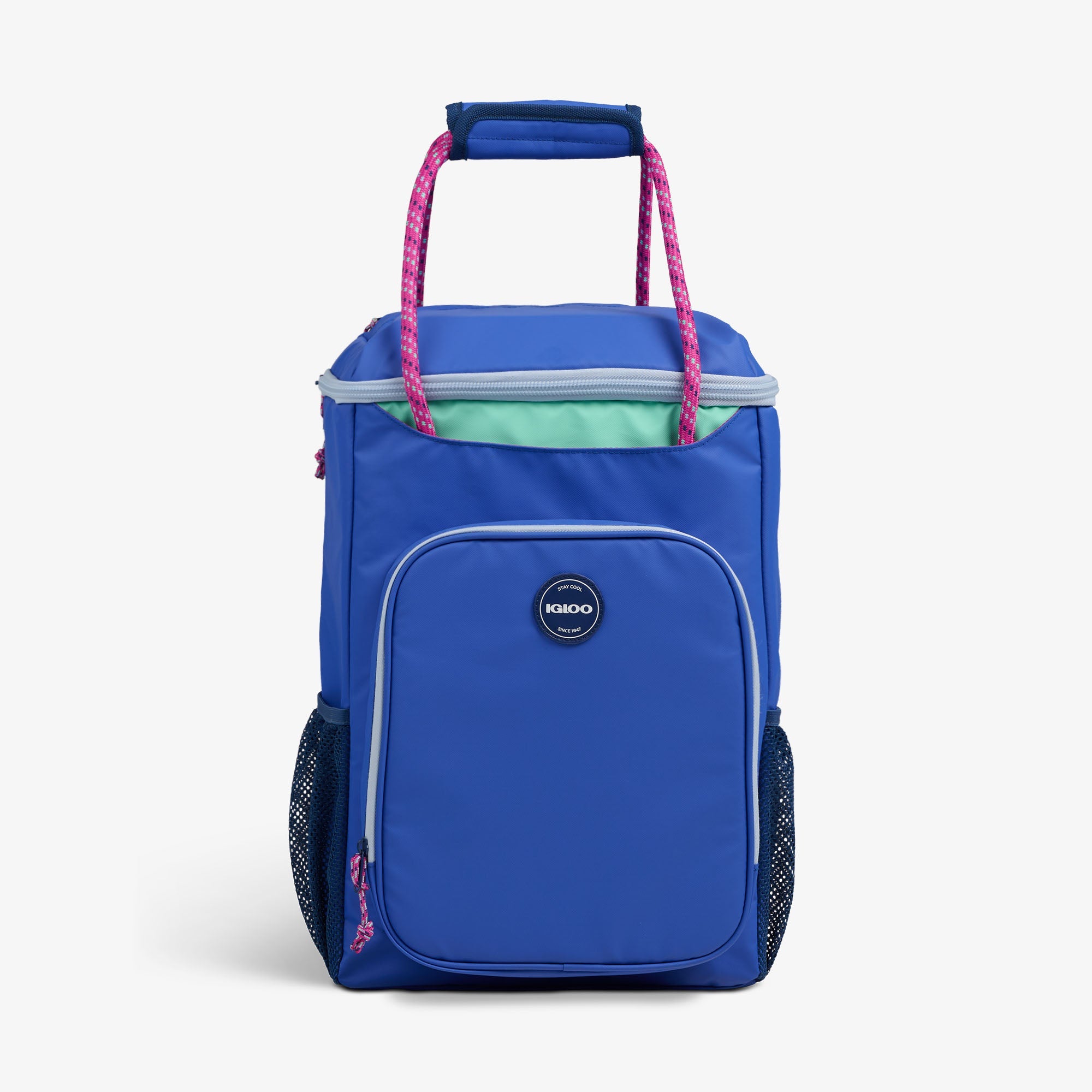 Summit 24-Can Backpack B6 - Electric Indigo - Strap View