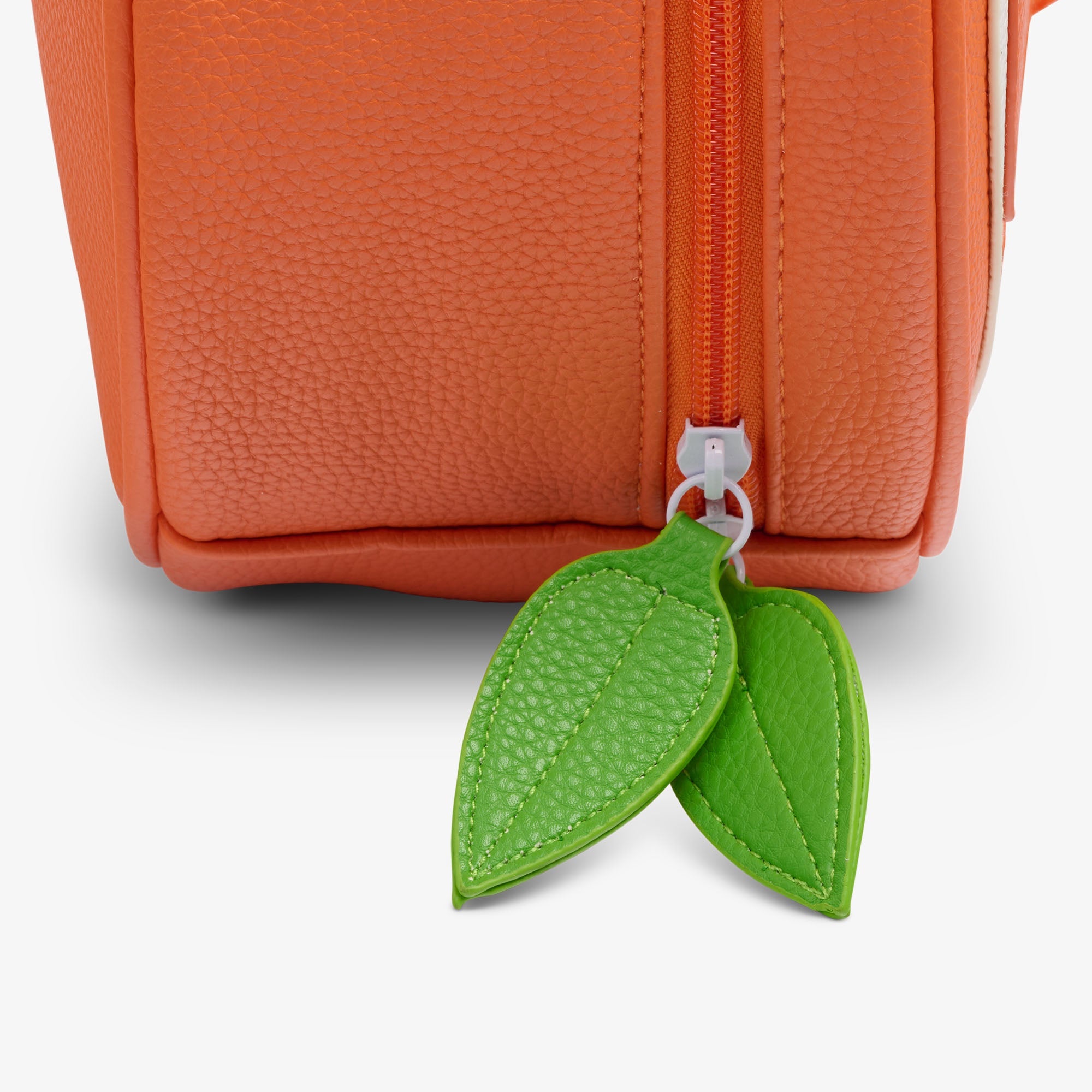 Citrus Crossbody Cooler Bag V3 - Orange - Zipper View