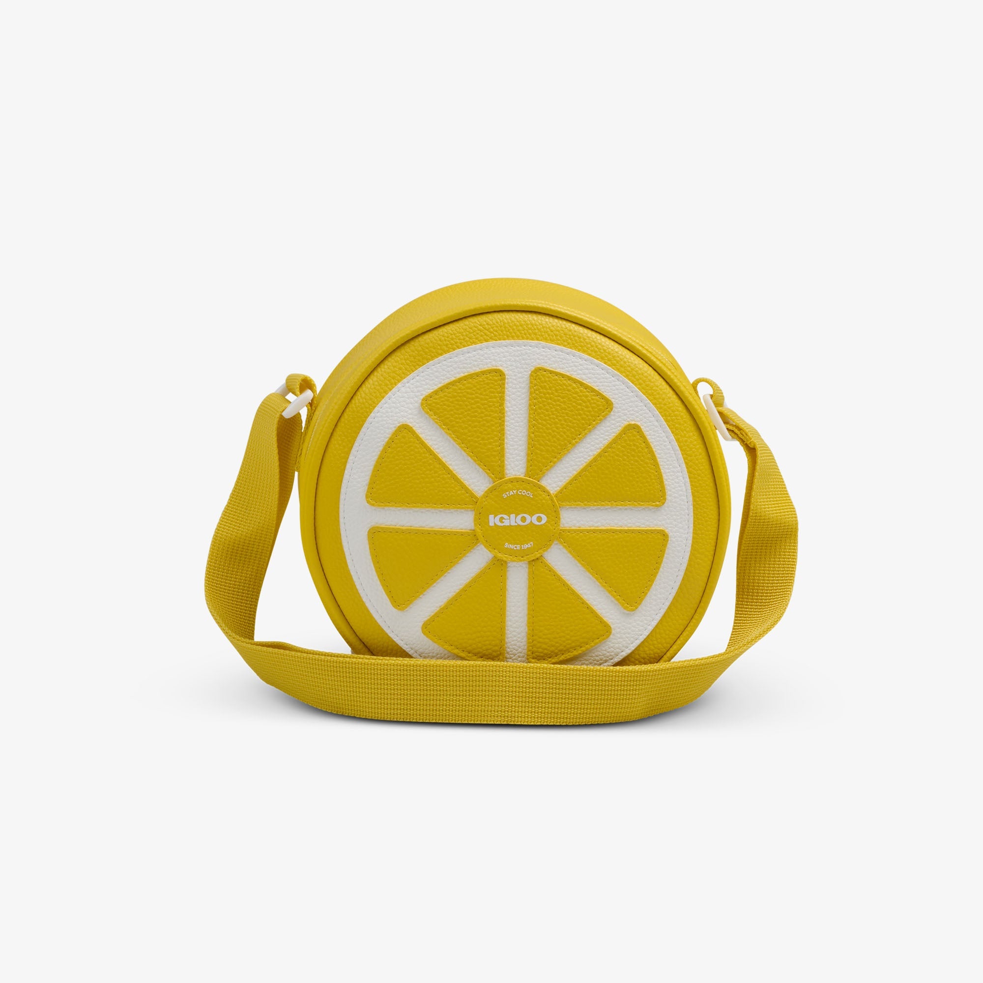 Citrus Crossbody Cooler Bag V3 - Lemon - Front View