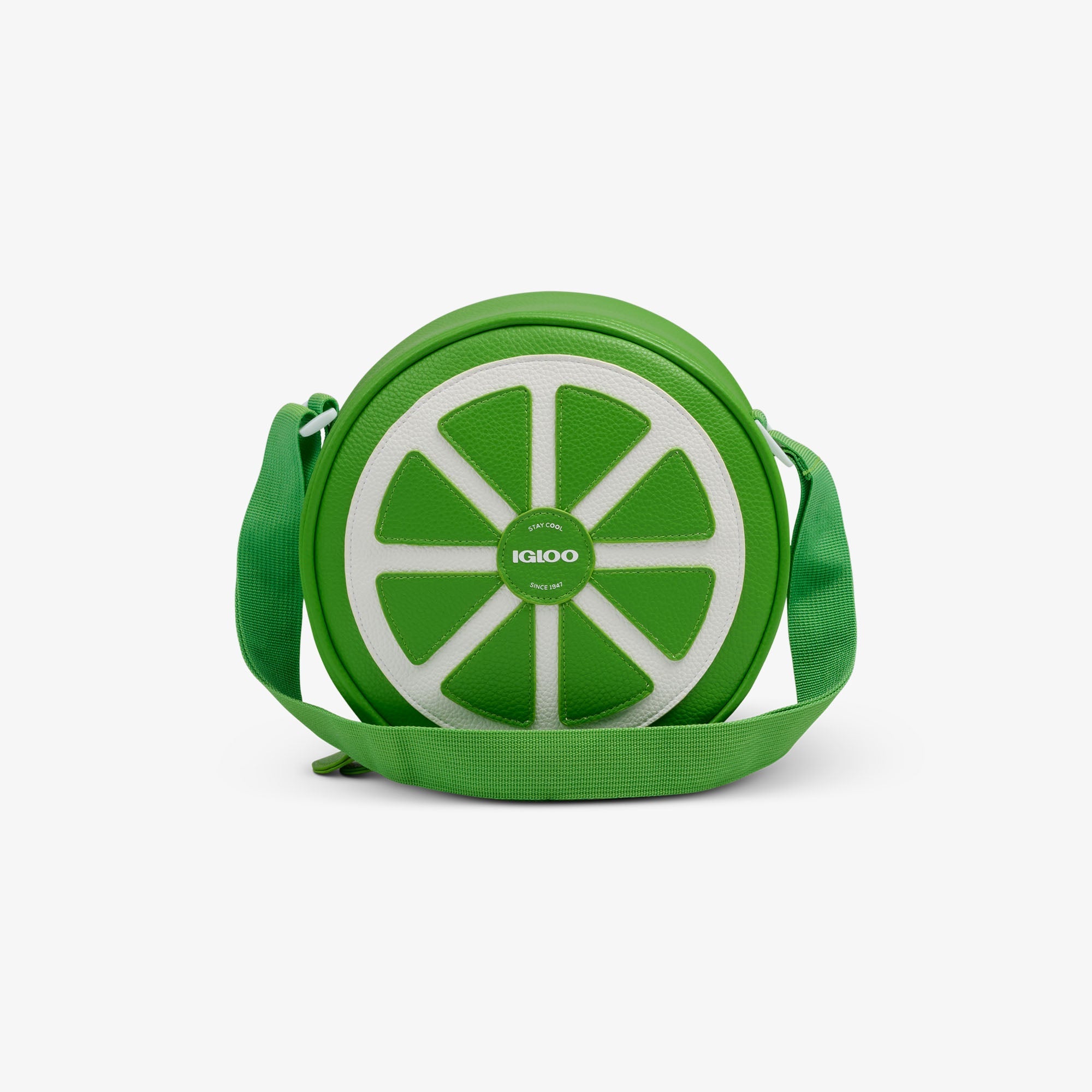 Citrus Crossbody Cooler Bag V3 - Lime - Front View