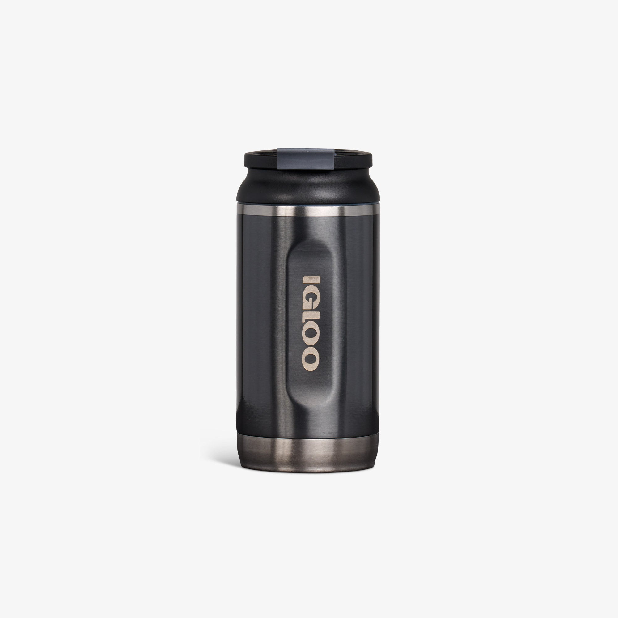 12 Oz Flip ‘n’ Sip Tumbler O2 - Gloss Carbonite - Front View