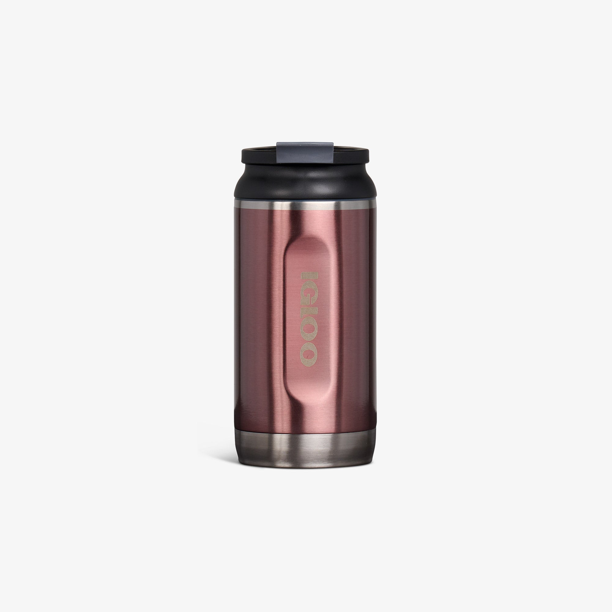 12 Oz Flip ‘n’ Sip Tumbler O2 - Gloss Flamingo - Front View