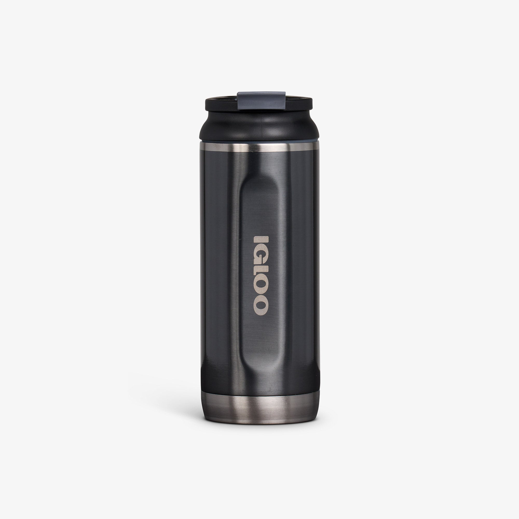16 Oz Flip ‘n’ Sip Tumbler U0 - Gloss Carbonite - Front View