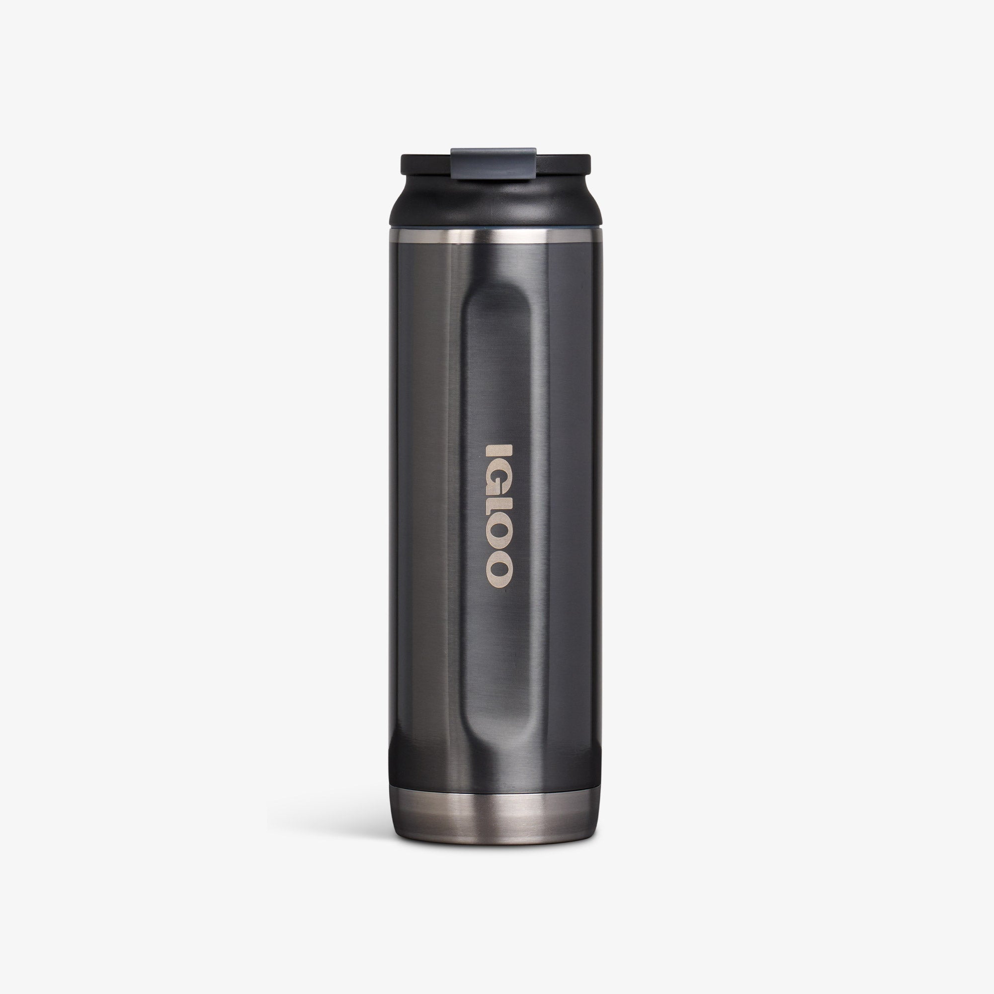 20 Oz Flip ‘n’ Sip Tumbler K3 - Gloss Carbonite - Front View