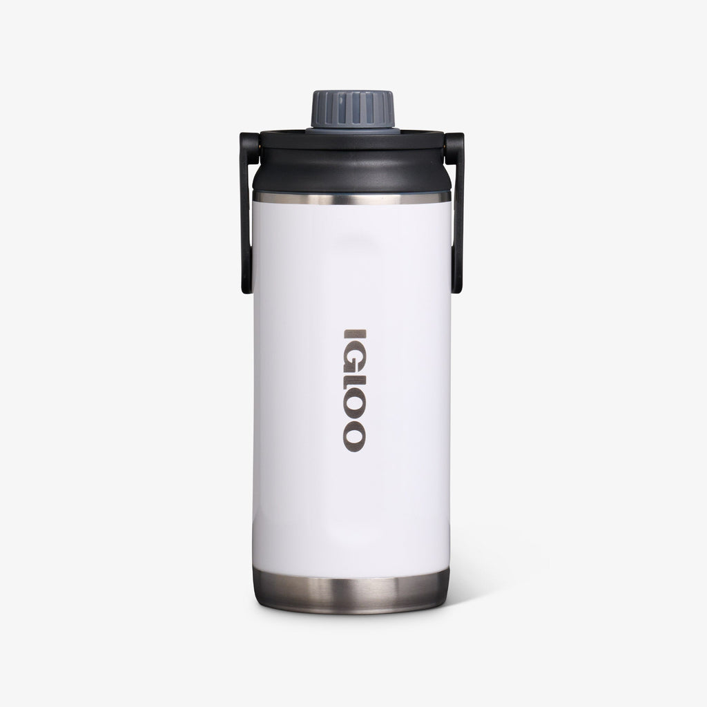 36 Oz Twist ‘n’ Chug Bottle N0 - Gloss White - Front View