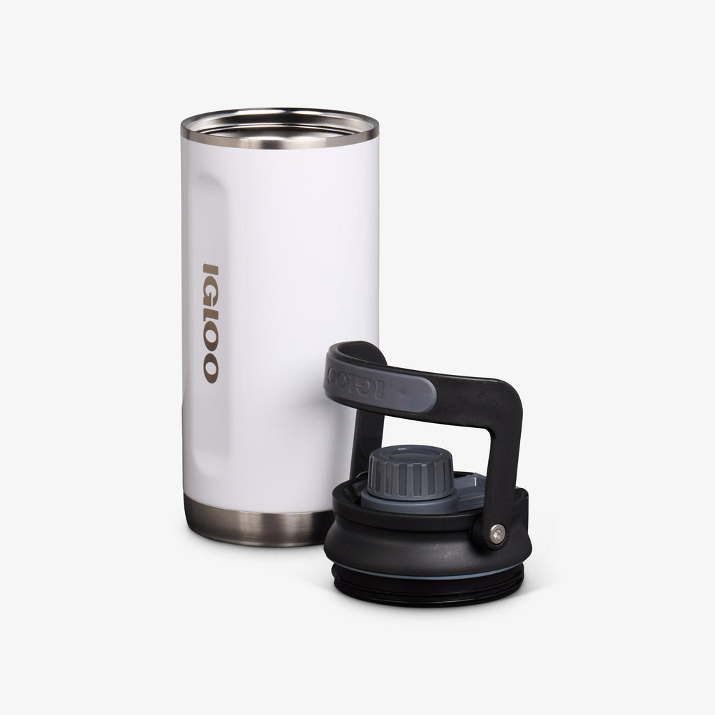 36 Oz Twist ‘n’ Chug Bottle N0 - Gloss White - Open View