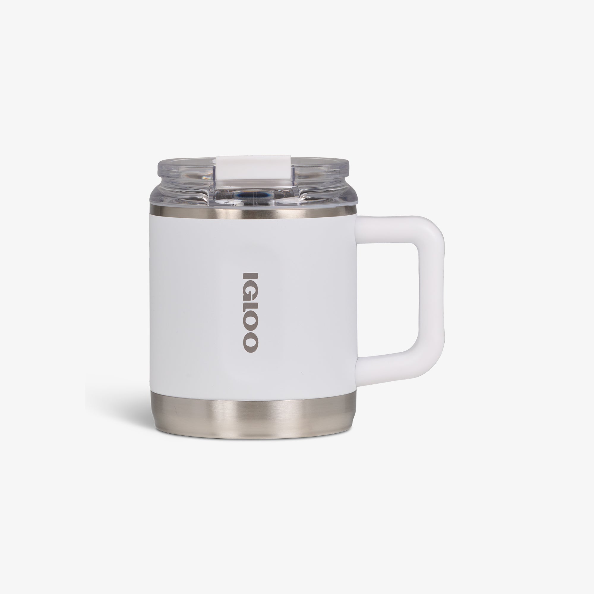 15 Oz Coffee Mug D4 - White - Front View