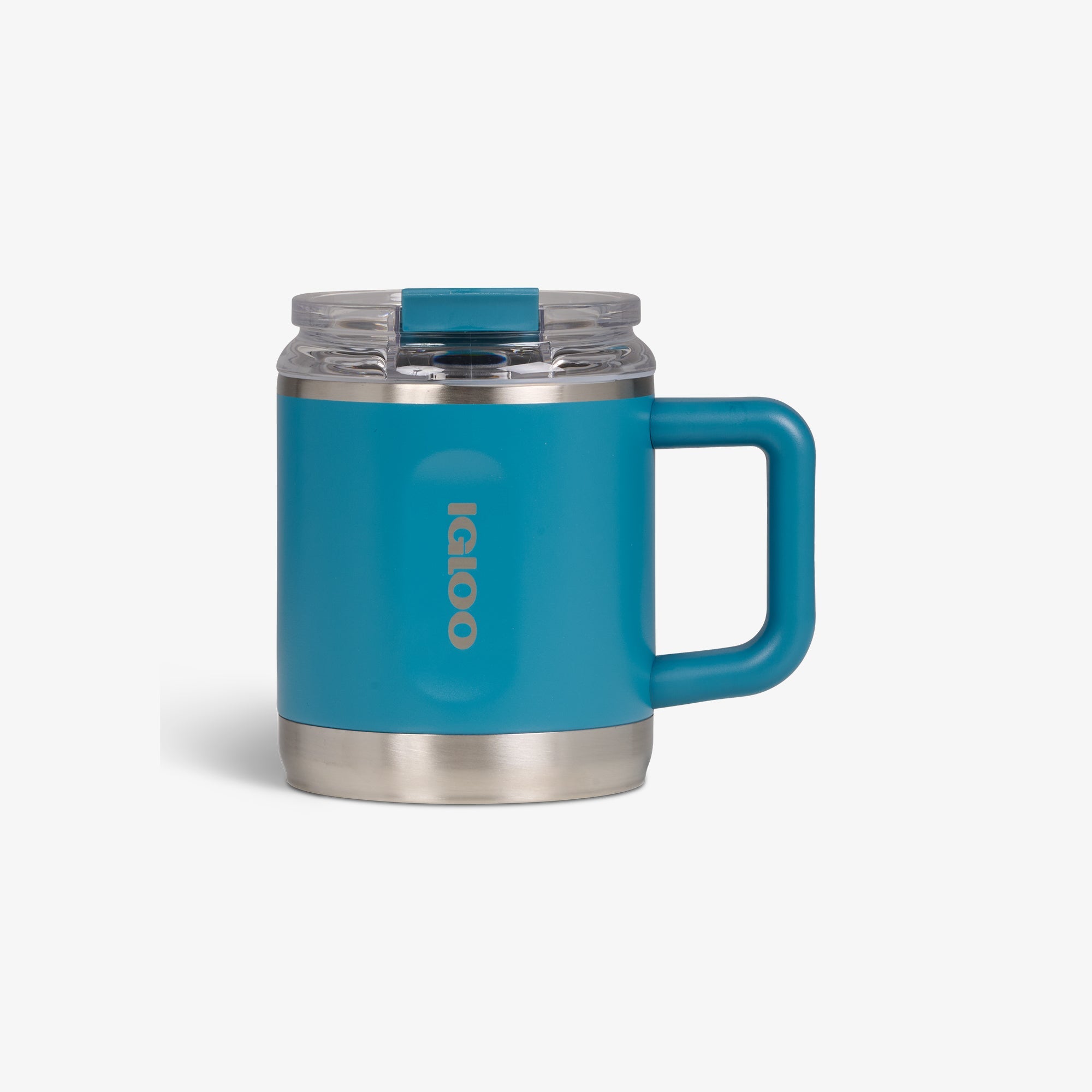 15 Oz Coffee Mug D4 - Modern Blue - Front View