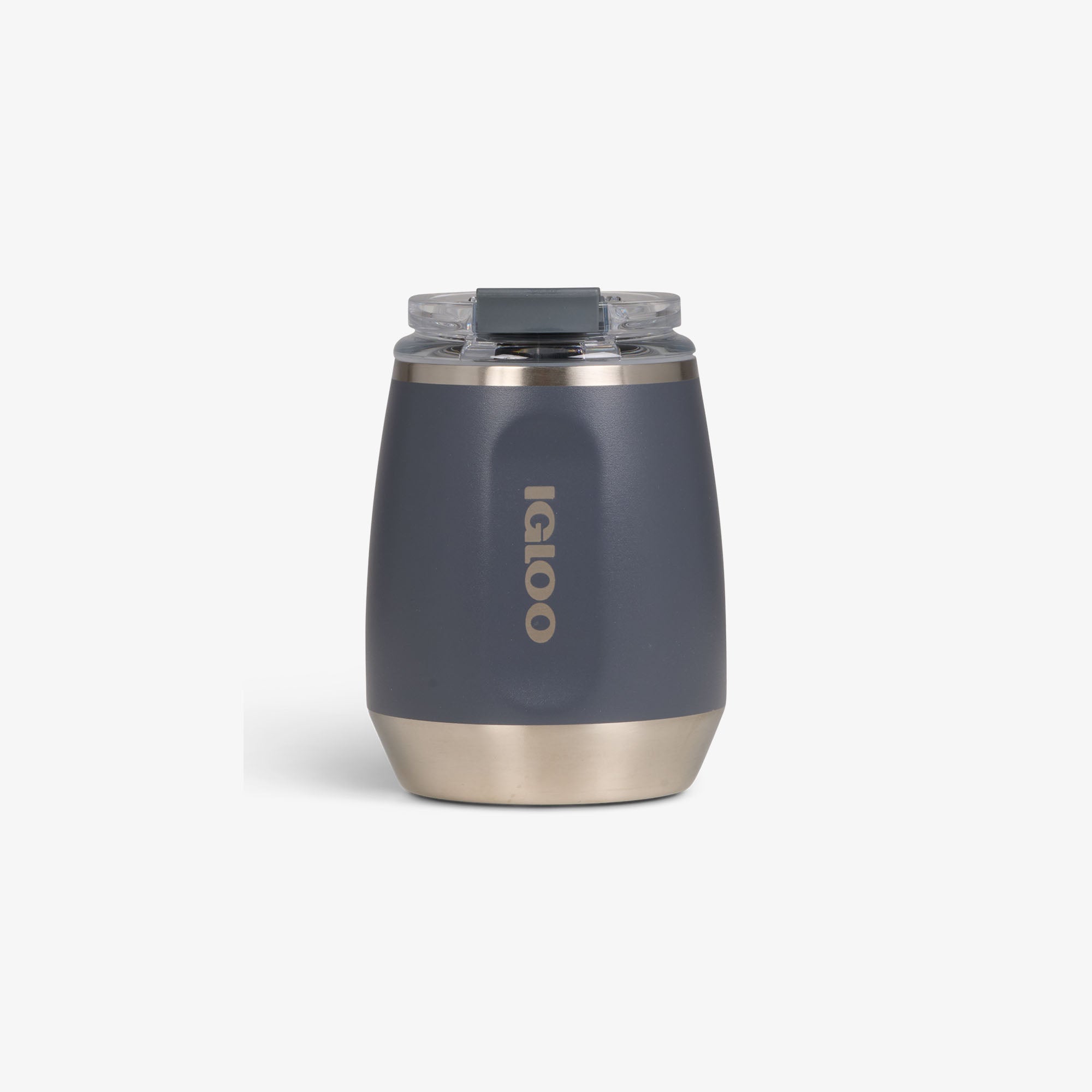 10 Oz Wine Tumbler T1 - Carbonite - Carbonite - Custom - Front View