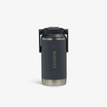12 Oz Flip ‘n’ Sip Tumbler O2 - Carbonite - Front View