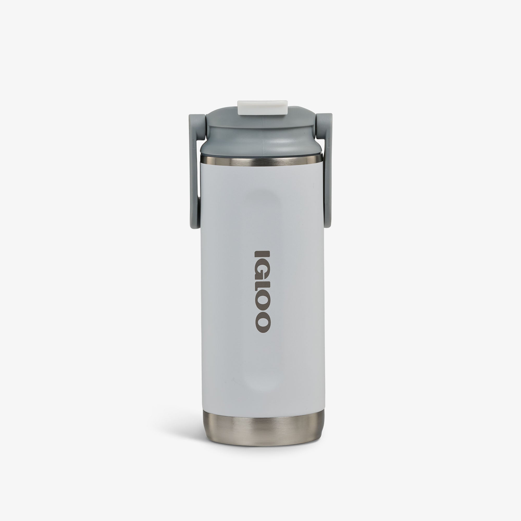 16 Oz Flip ‘n’ Sip Tumbler U0 - White - Front View
