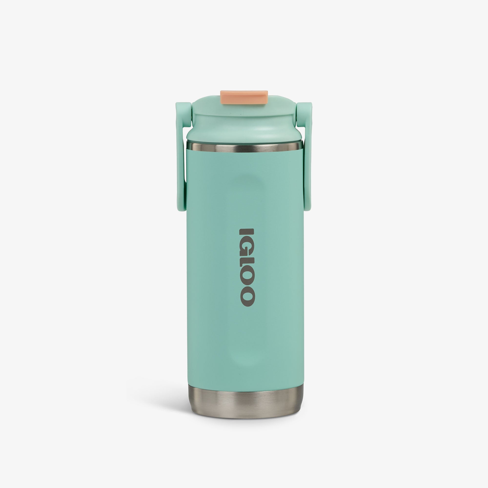 16 Oz Flip ‘n’ Sip Tumbler U0 - Seafoam Green - Front View