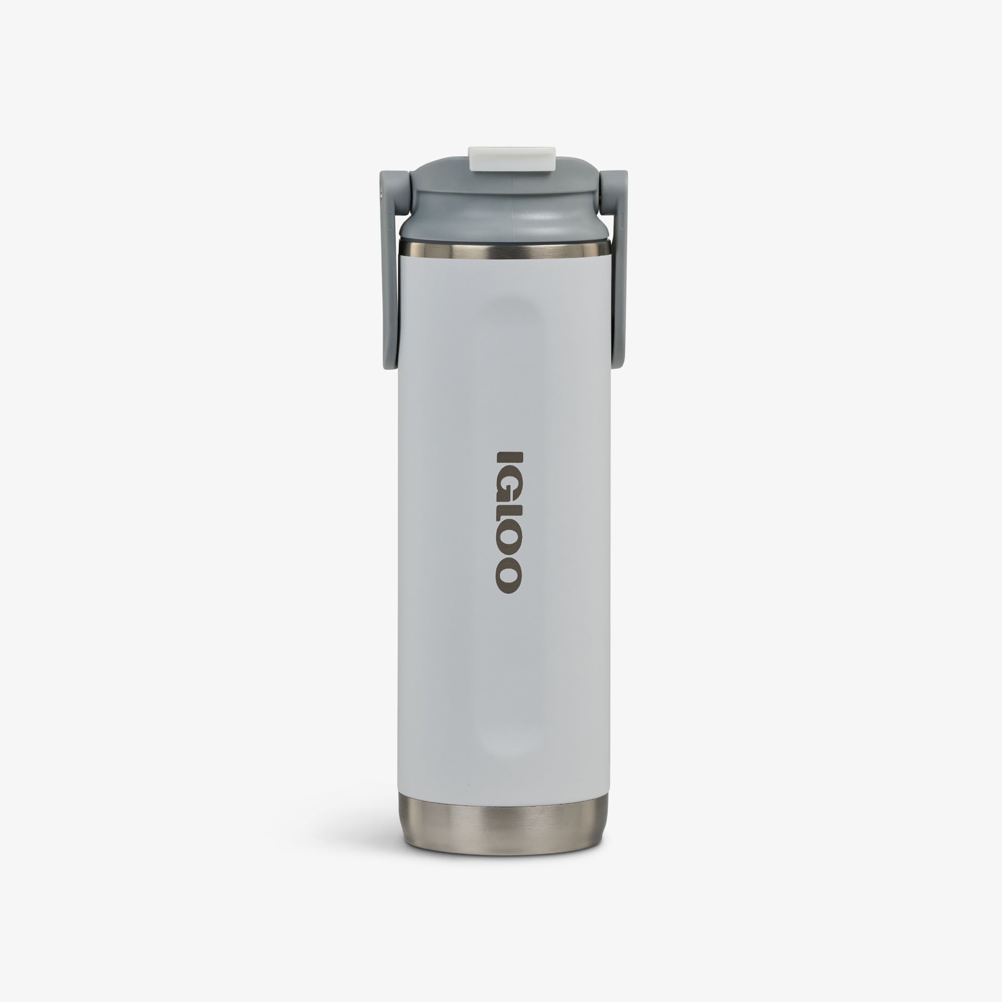 20 Oz Flip ‘n’ Sip Tumbler K3 - White - Front View
