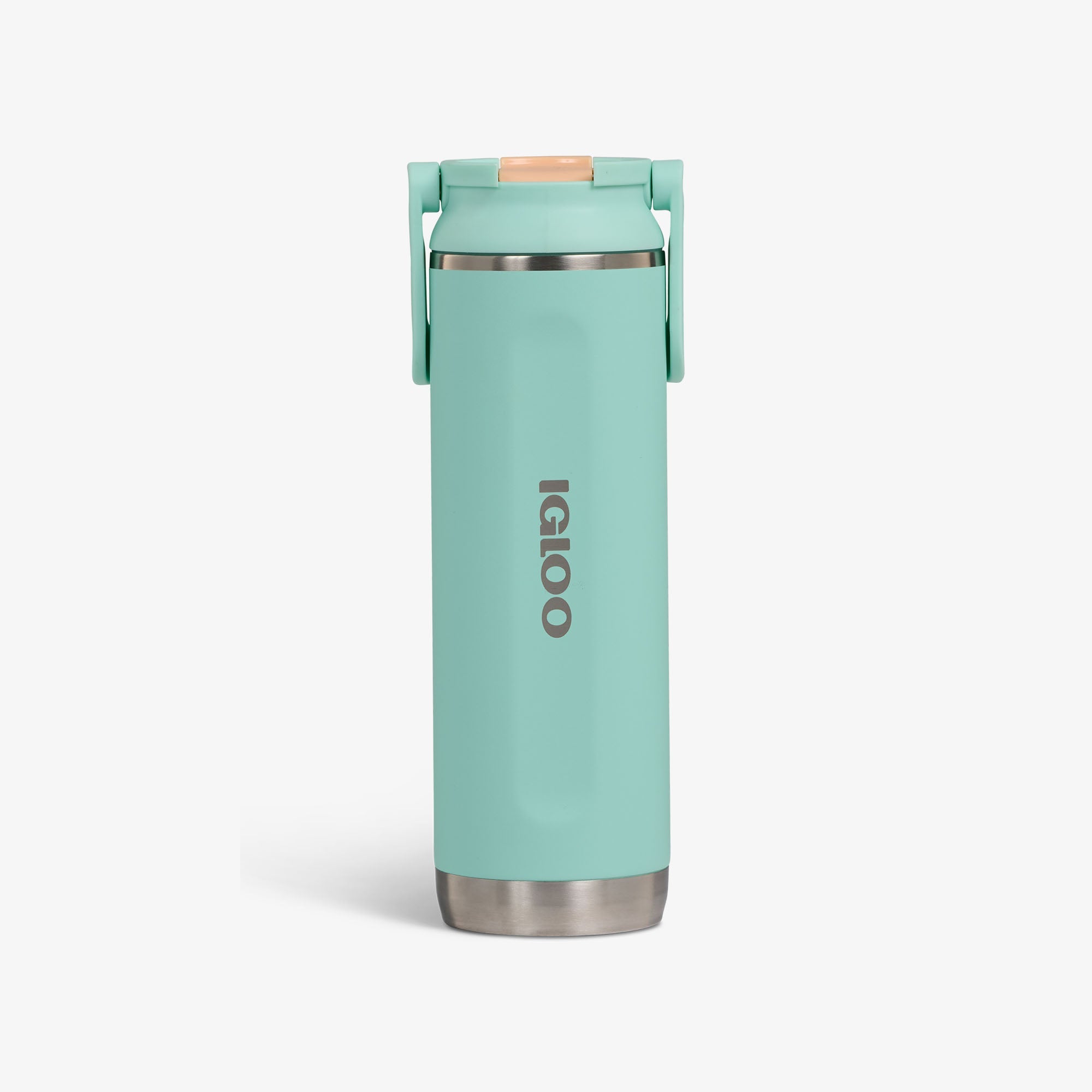 20 Oz Sport Sipper Bottle D1 - Seafoam Green - Front View