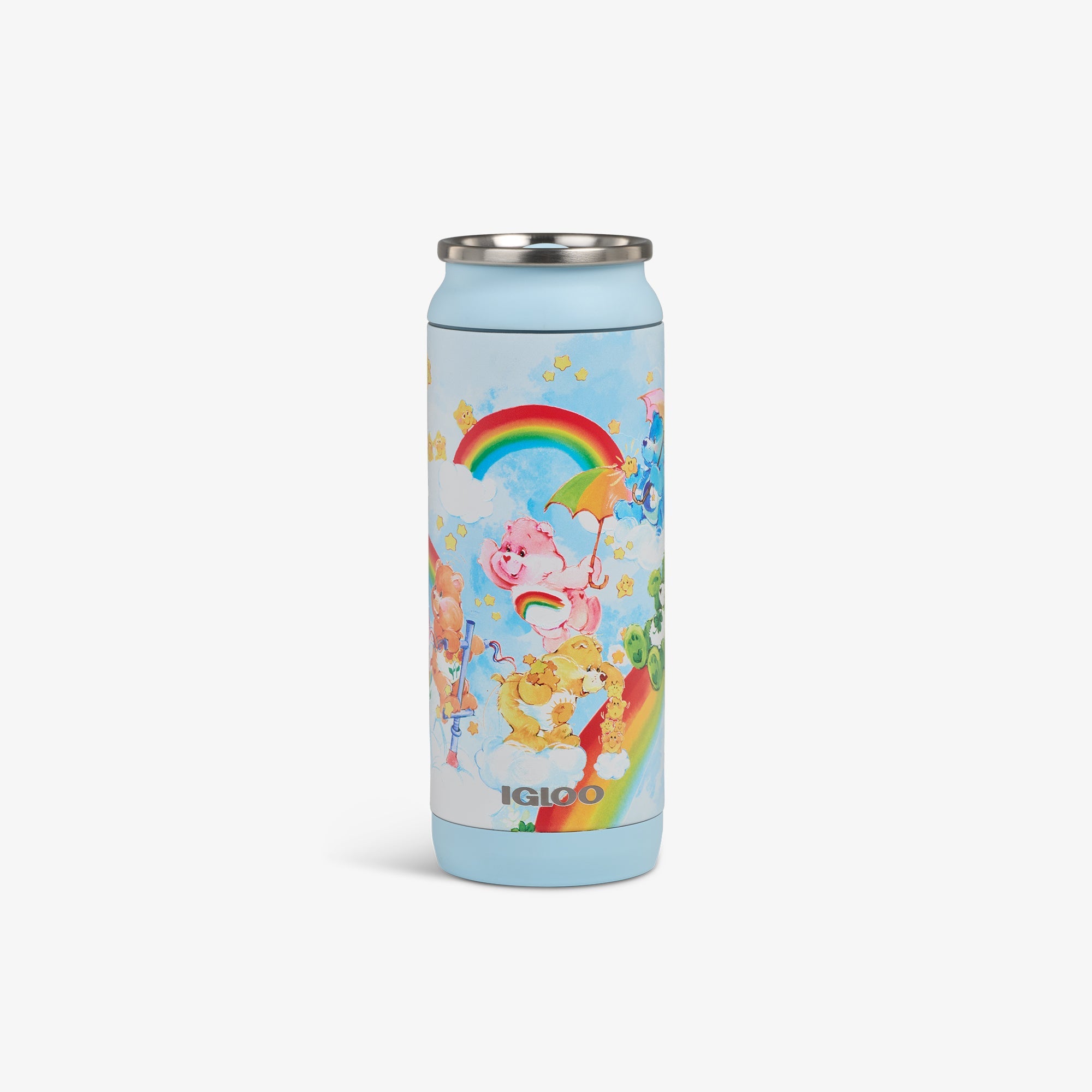 The Care Bears™ 16 Oz Can E9 - Blue - Front View