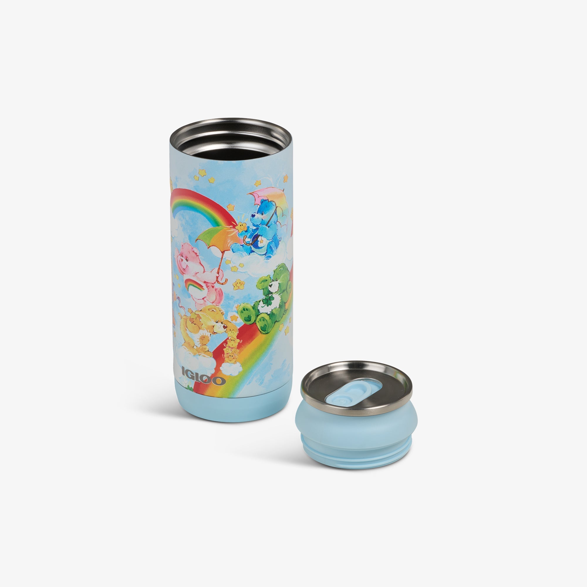 The Care Bears™ 16 Oz Can E9 - Blue - Open View