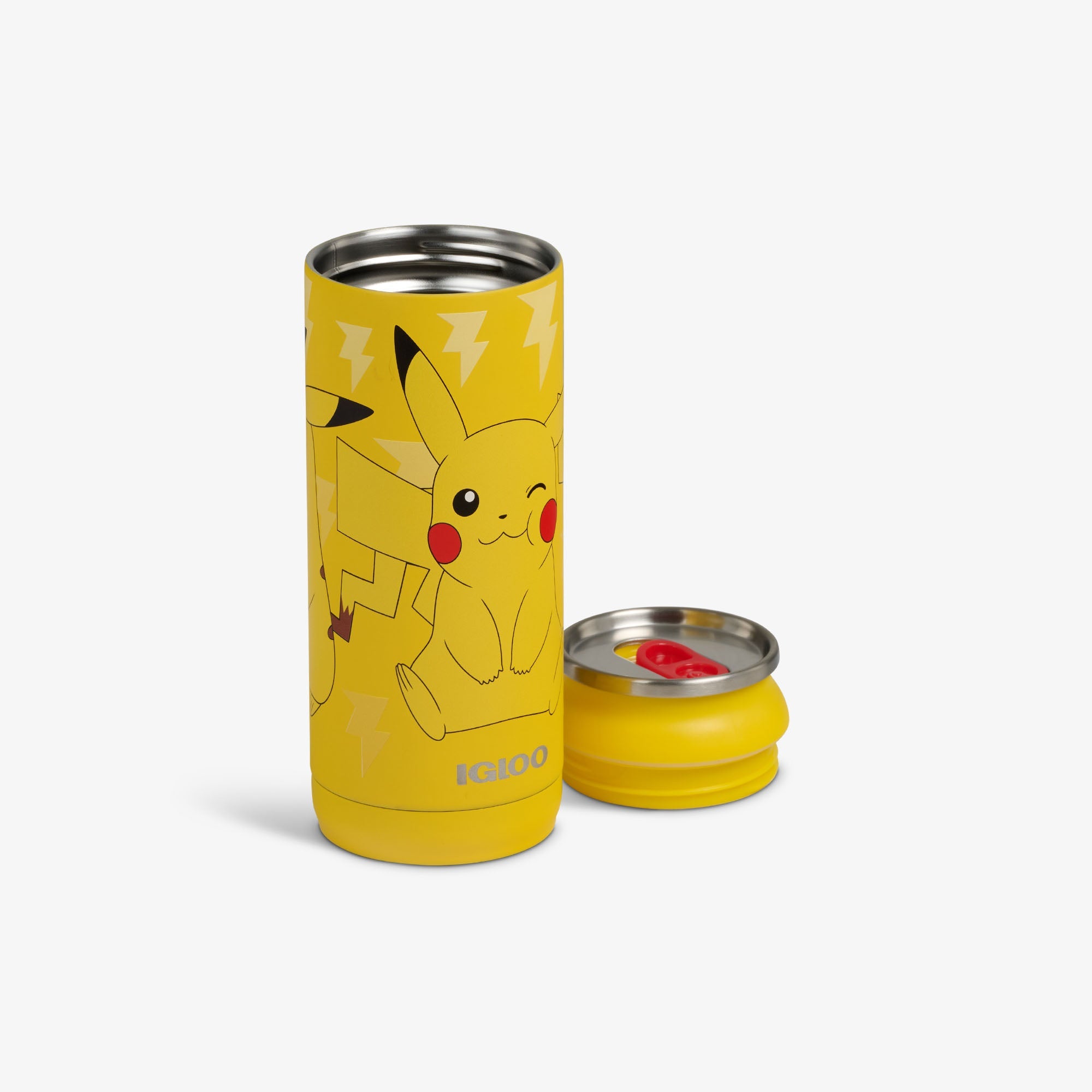 Pokémon 16 Oz Can S1 - Pikachu - Open View