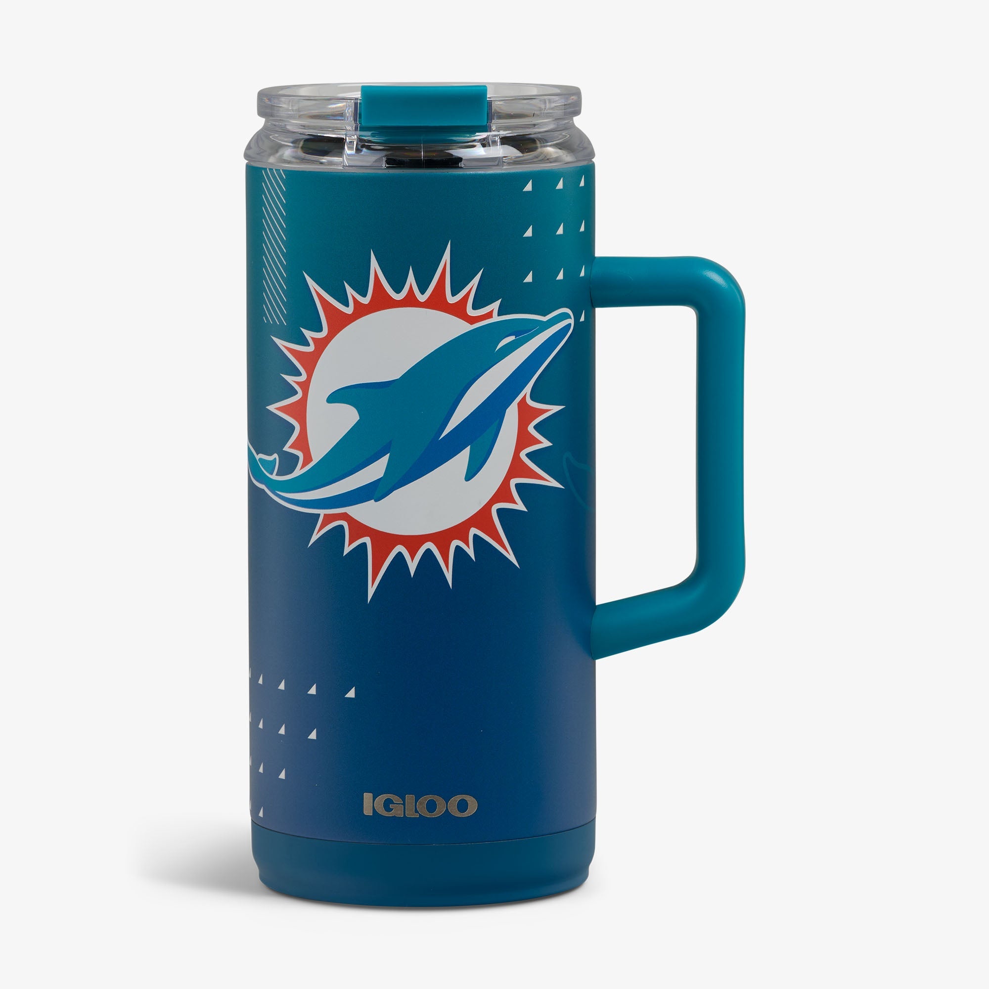 NFL 1L Beer Mug H9 - Dolphins - Front View