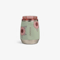 Floral 10 Oz Wine Tumbler H6 - Sage - Front View