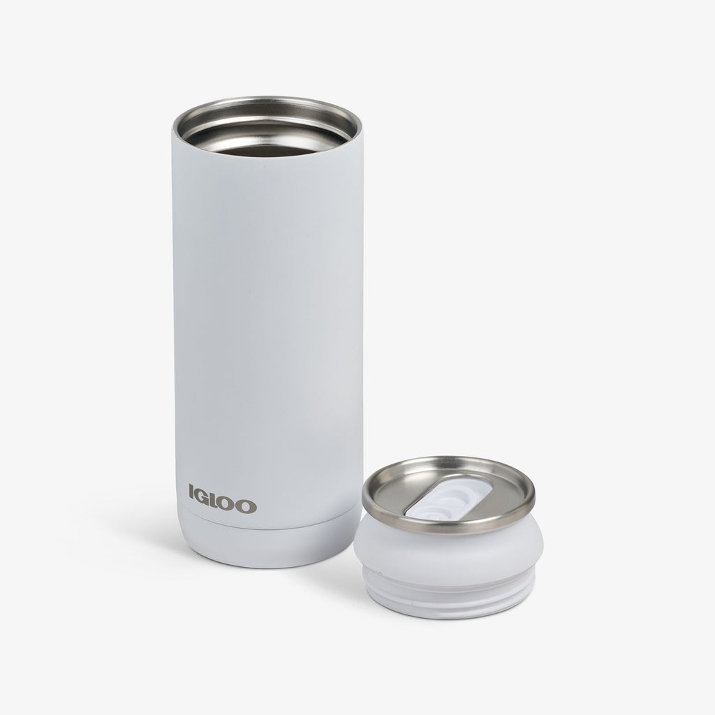 16 Oz Can R5 - White - Open View
