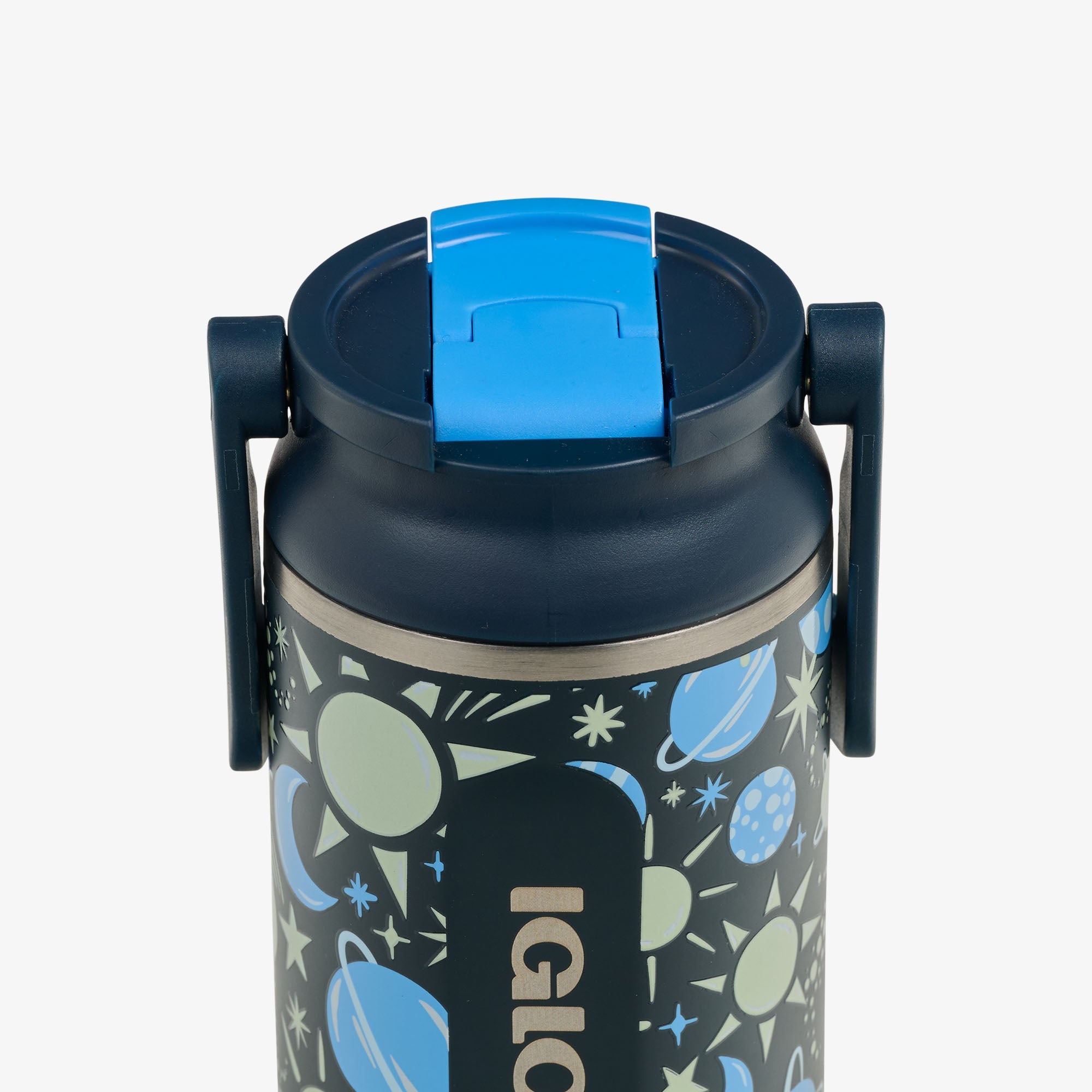 Kids Lunch Glow 12 Oz Sipper Bottle C4 - Cosmic Glow - Product View