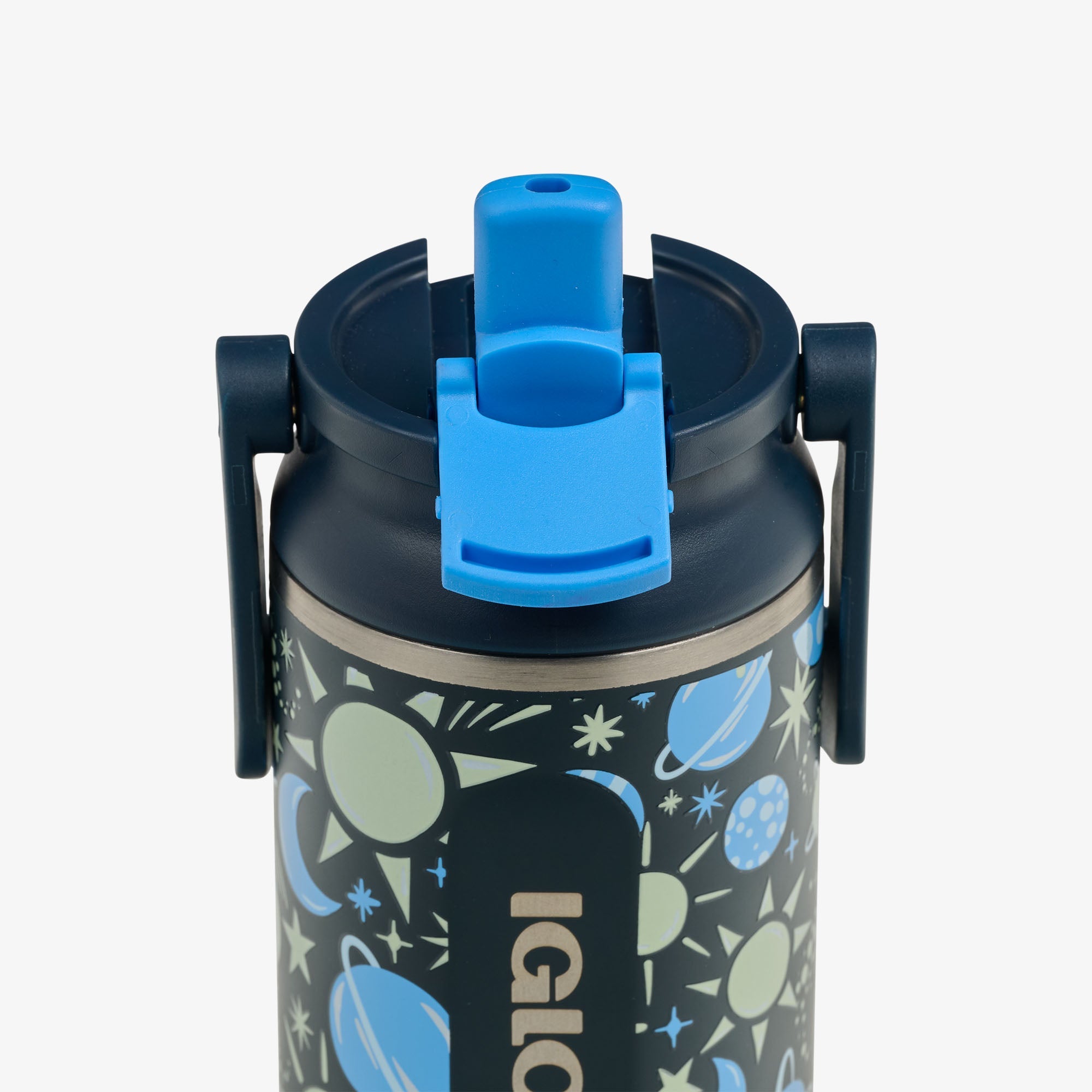 Kids Lunch Glow 12 Oz Sipper Bottle C4 - Cosmic Glow - Product View