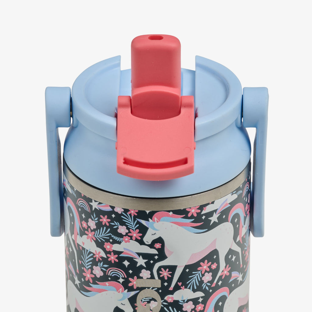 Kids Lunch 12 Oz Sipper Bottle R9 - Unicorns - Product View