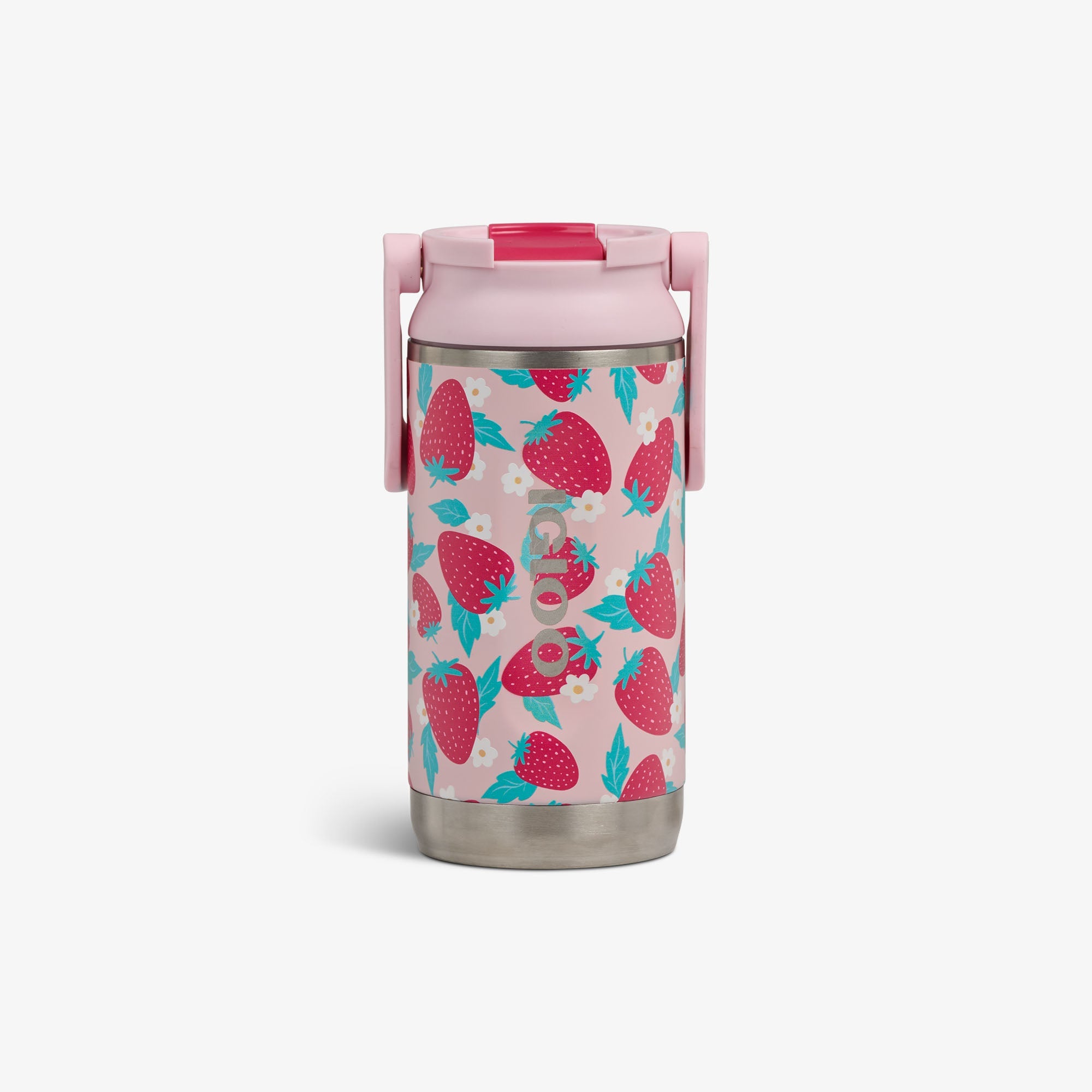 Kids Lunch 12 Oz Sipper Bottle R9 - Strawberries - Front View