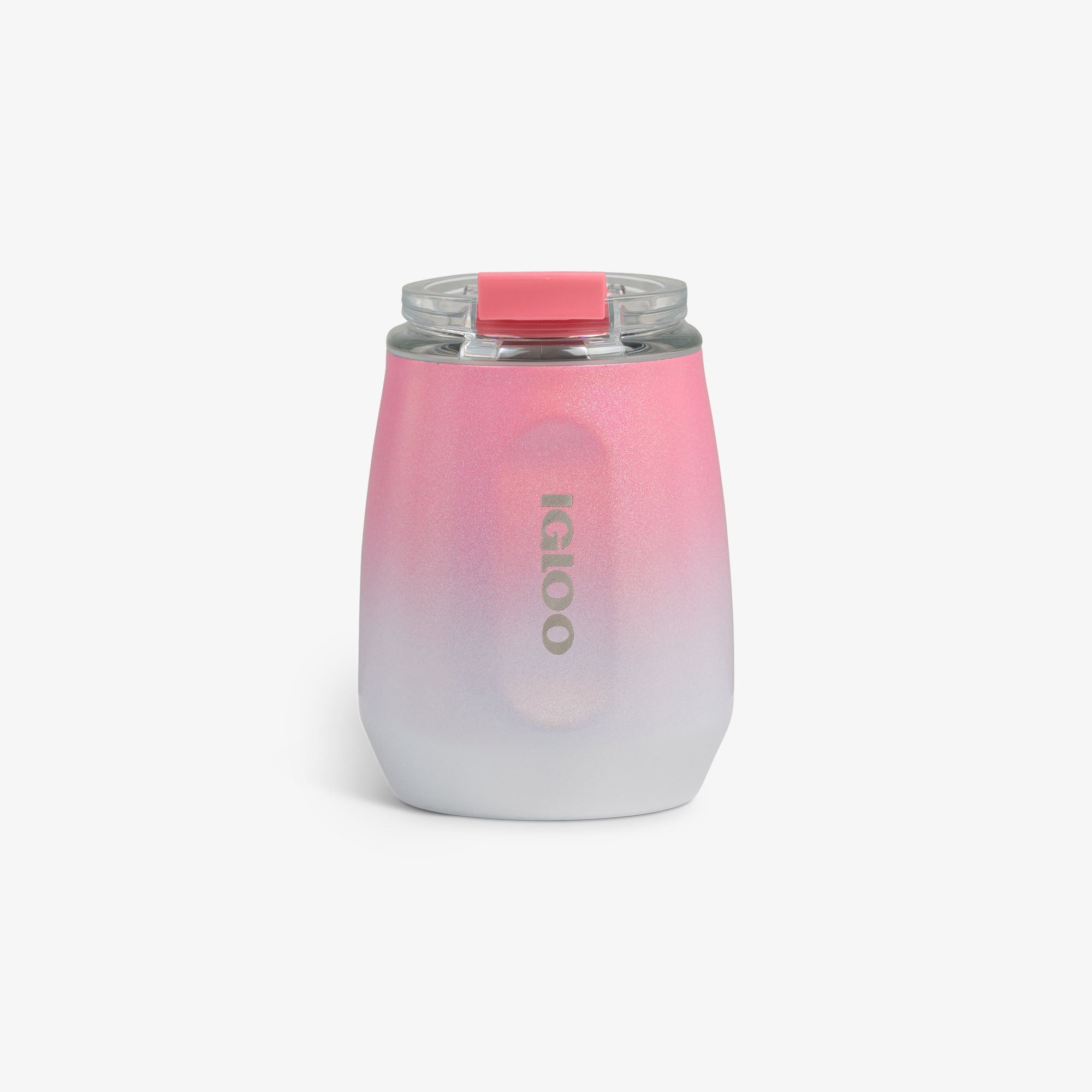 10 Oz Wine Tumbler T1 - Gradient Pink - Front View