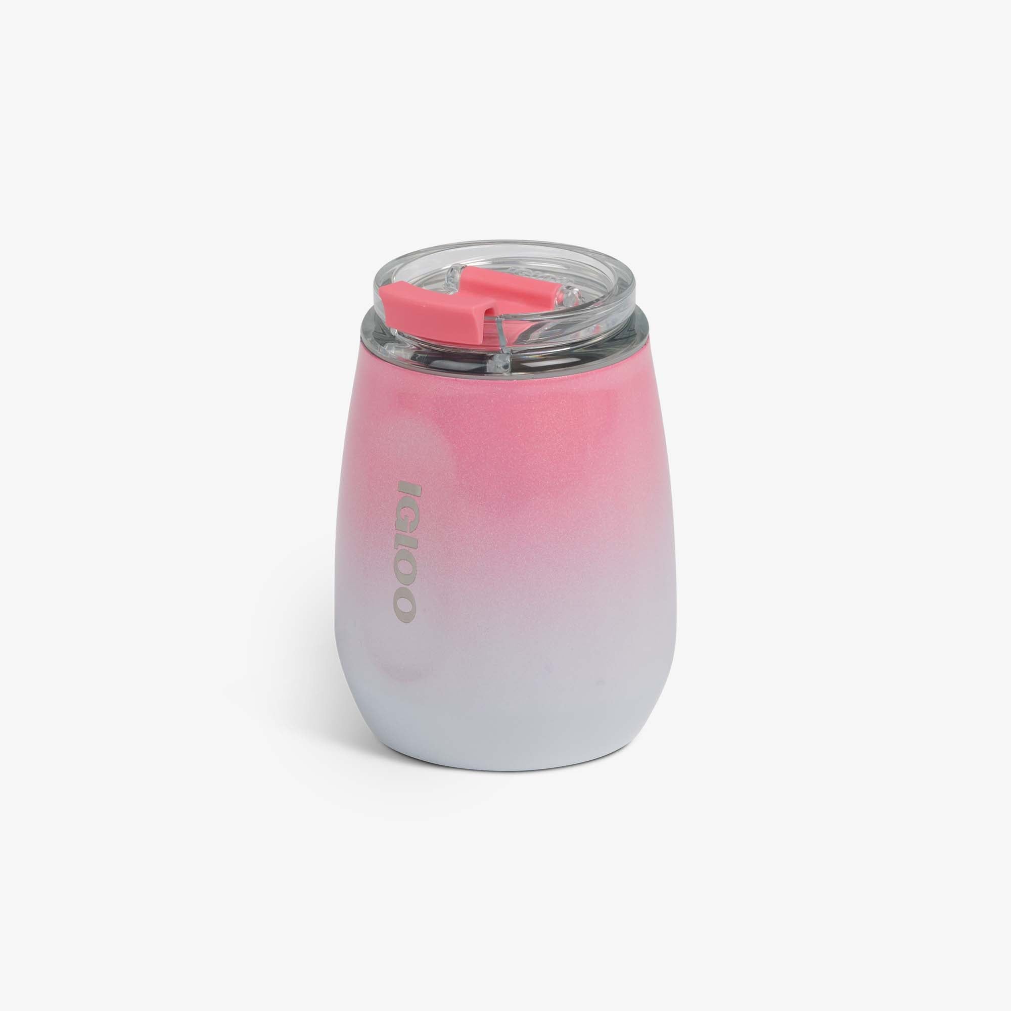 10 Oz Wine Tumbler T1 - Gradient Pink - Product View