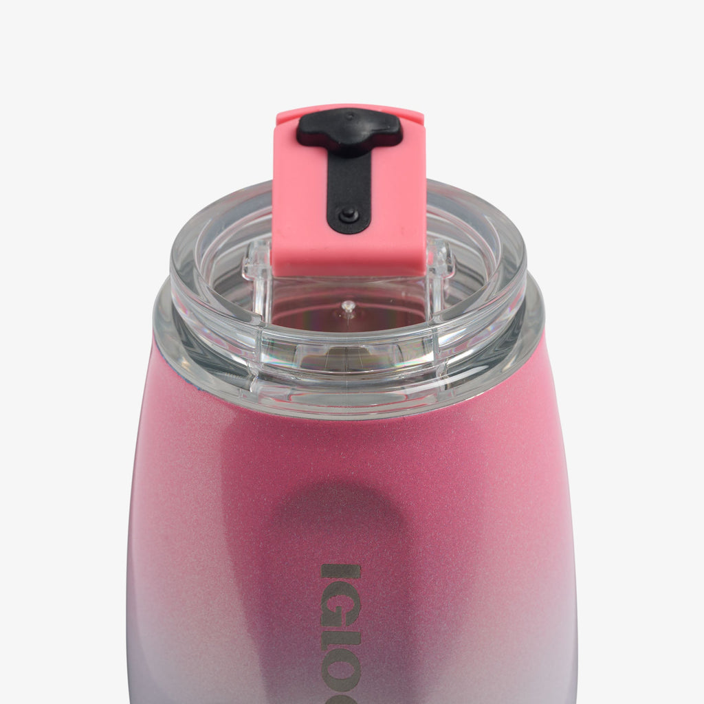 10 Oz Wine Tumbler T1 - Gradient Pink - Product View