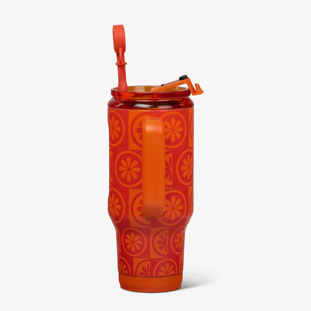 32 Oz Flip ‘n’ Sip Travel Mug P1 - Orange - Product View