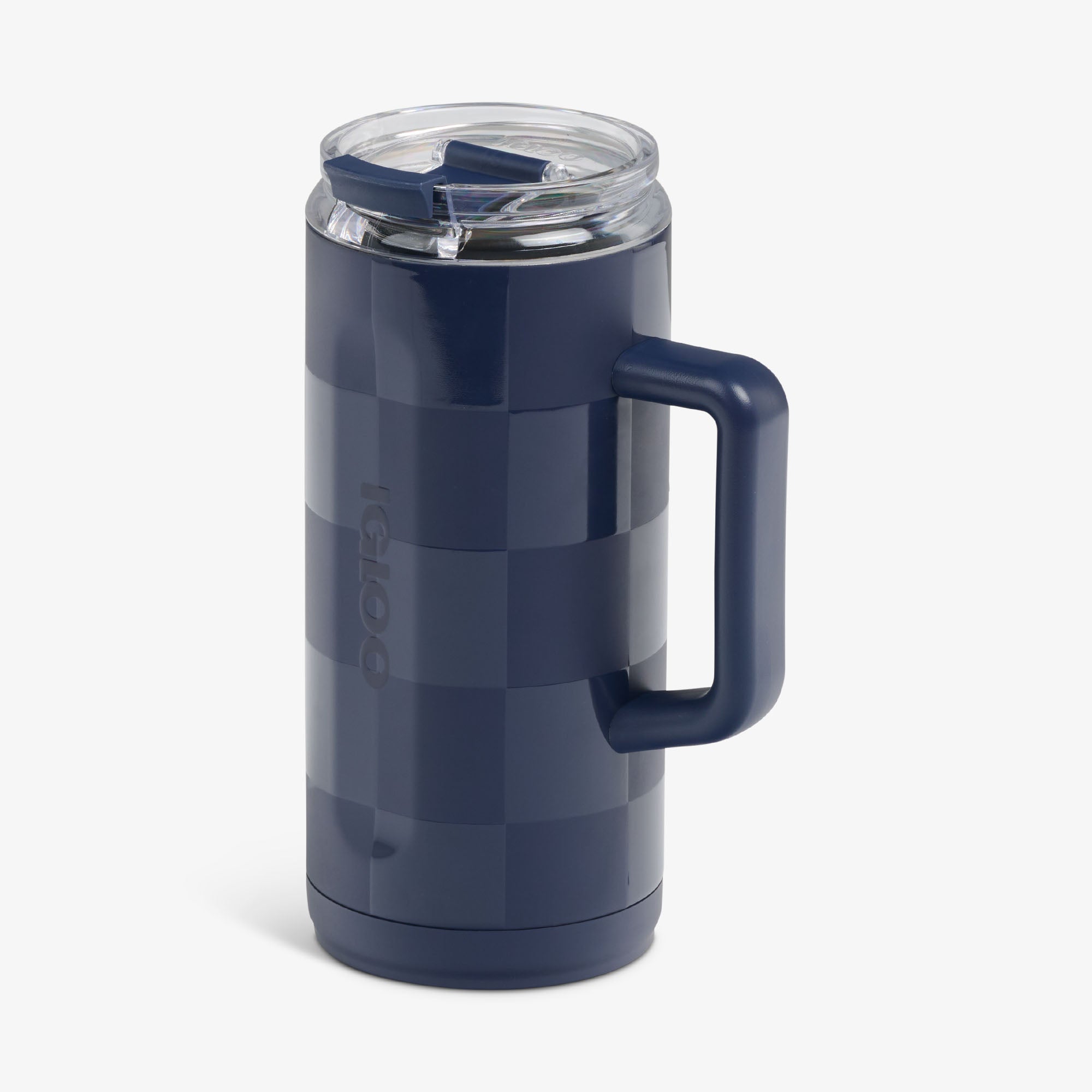 1L Beer Mug N5 - Navy Check - Product View