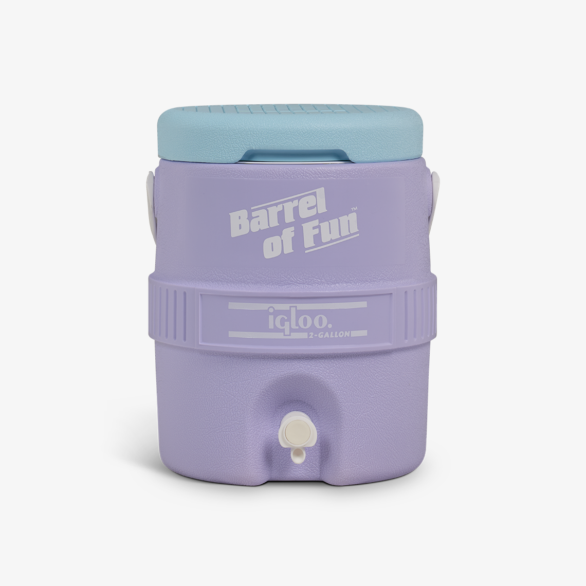Retro Barrel of Fun 2 Gallon Jug Y7 - Lilac - Product View